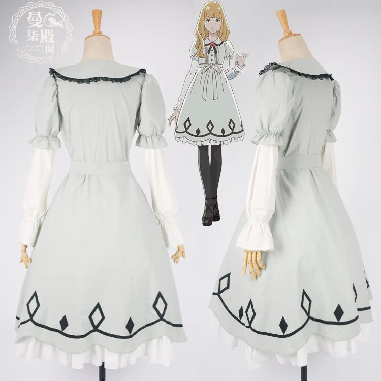 Аниме CAROLE& TUESDAY унисекс косплей костюм парик школьная форма Одежда Бант Лолита платье Cos обувь полный комплект