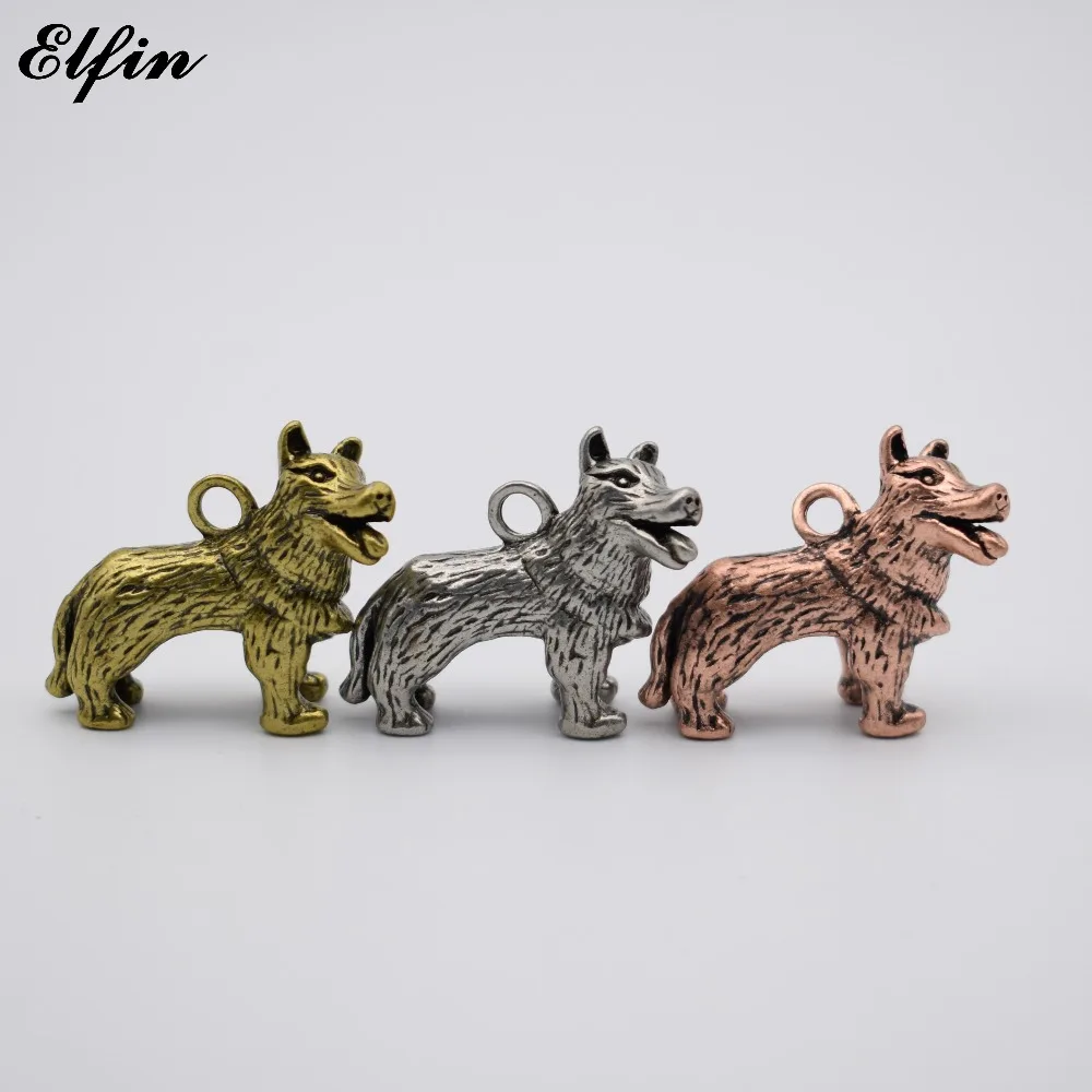 

Elfin Wholesale 3D Welsh Corgi Pendants