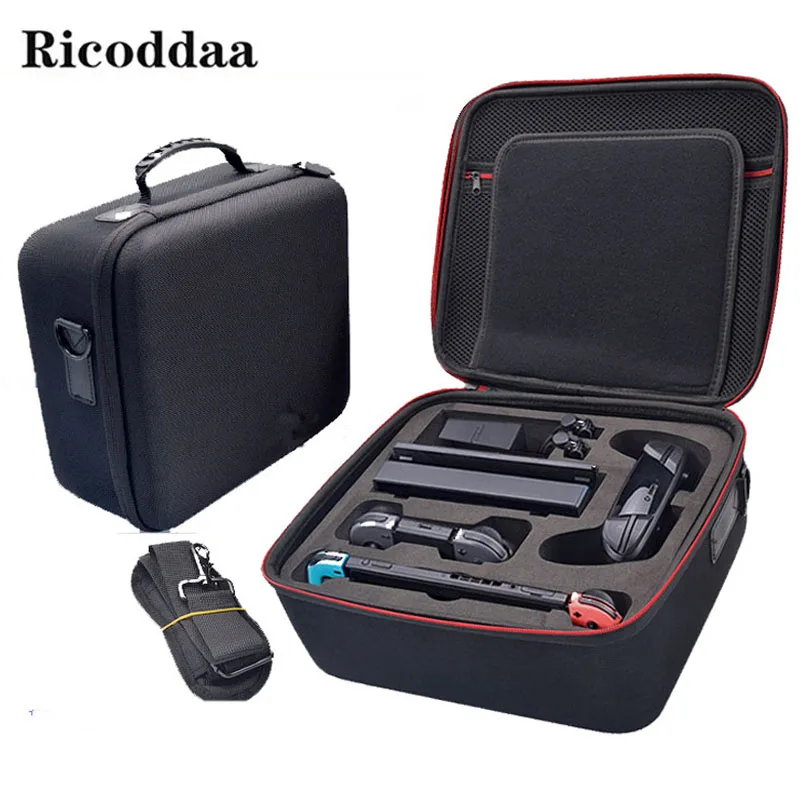 

Large Storage Travel Carrying Bag For Nintend Switch Protective Cover Hard Shoulder Big Space Case For Nintend Switch NS Console