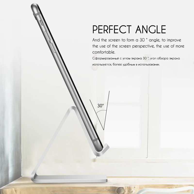 ESVNE Алюминий металлический держатель мобильного телефона для iPhone 6 7 Xiaomi iPad Tablette