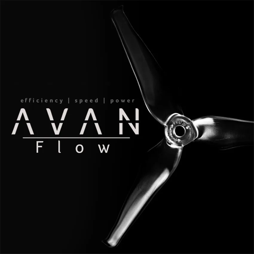 4 шт./лот Emax AVAN Flow 5 дюймовый 5435 3 лопастной пропеллер FPV реквизит для гоночного