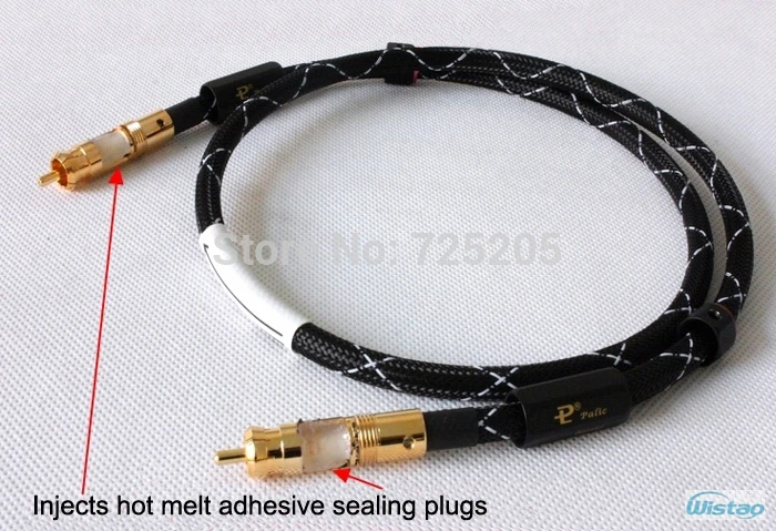 Фото IWISTAO HIFI 75-ohm цифровой коаксиальный кабель DAC сигнальный кабель Belden 1694A холодный пресс самоблокирующийся Budweiser RCA Бесплатная доставка №2