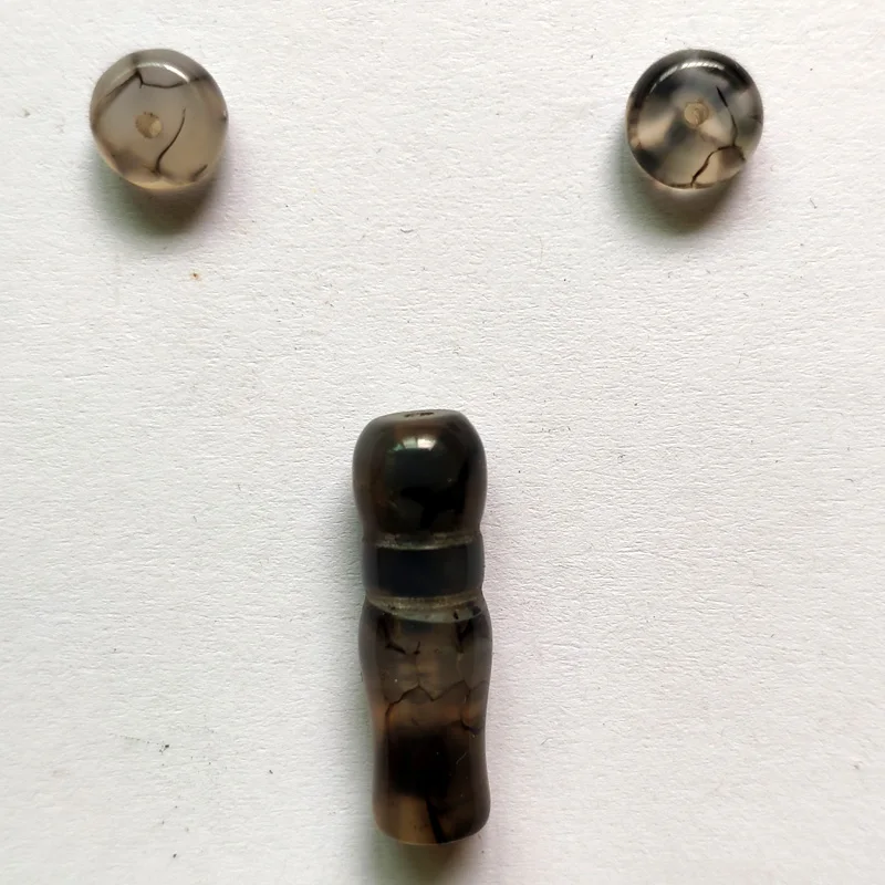 Аксессуары из натурального агата 10 шт. мусульманский браслет Tasbih голубой агат