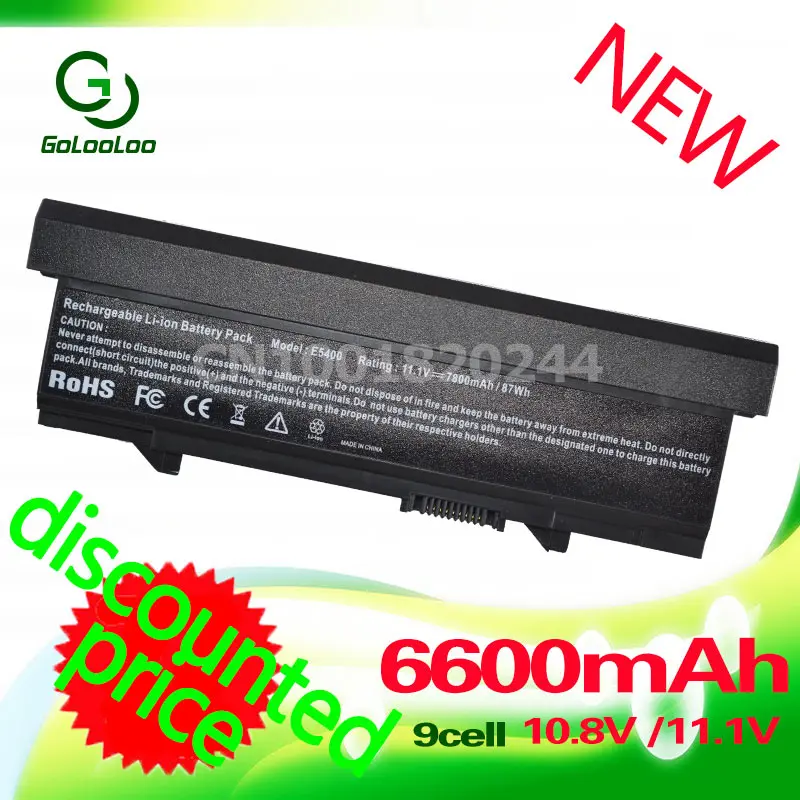 

Golooloo battery for Dell Latitude E5400 E5410 E5500 E5510 KM668 KM742 KM752 KM760 KM769 KM771 KM970 MT186 MT187 MT193 MT196