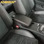 Чехол для автомобильного подлокотника AOSRRUN, из искусственной кожи, для VW Passat B8, Sedan, Alltrack 2017, 2018