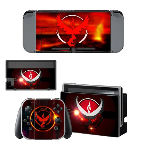 Pokemon GO Пикачу кожи Стикеры винил для NintendoSwitch стикеры кожи для Nintend переключатель NS консоли и Joy-Con контроллер - Цвет: YSNS0514