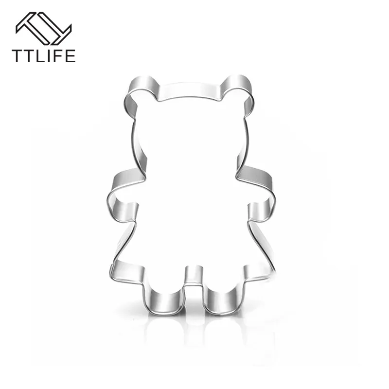 TTLIFE девушка медведь животное печенье резаки из нержавеющей стали выпечка