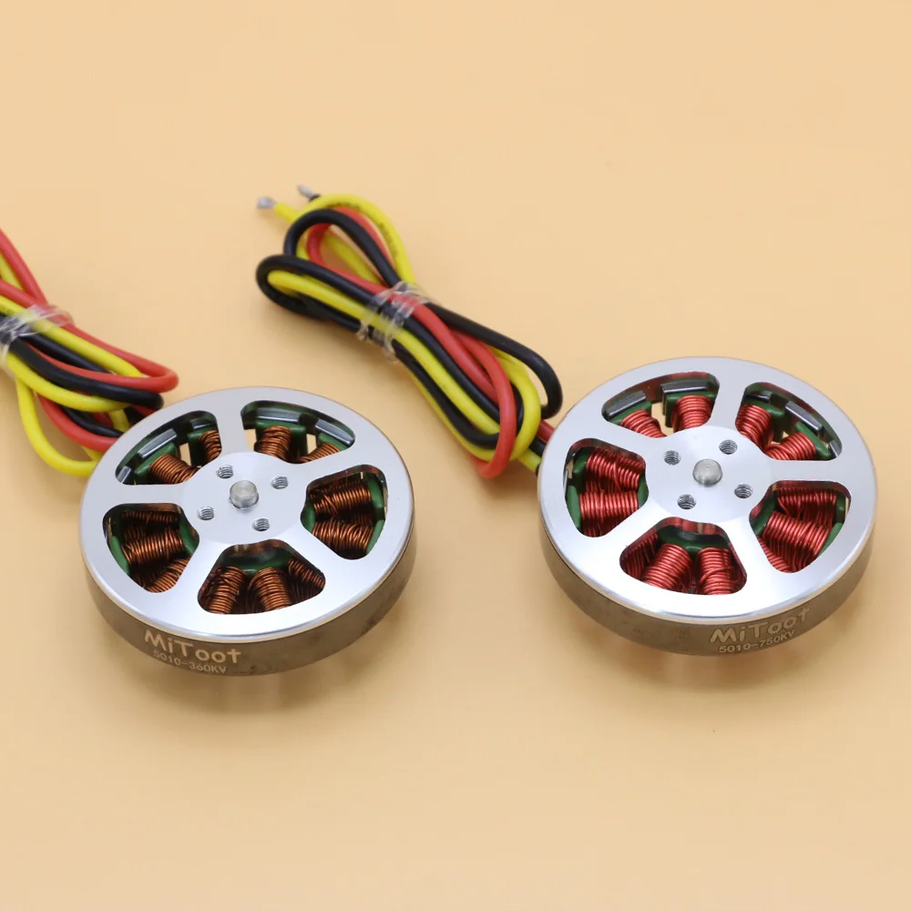 Mitoot 5010 360KV/750KV бесщеточный двигатель с высоким крутящим моментом для Rc мультикоптера/квадрокоптера/многоосевого самолета