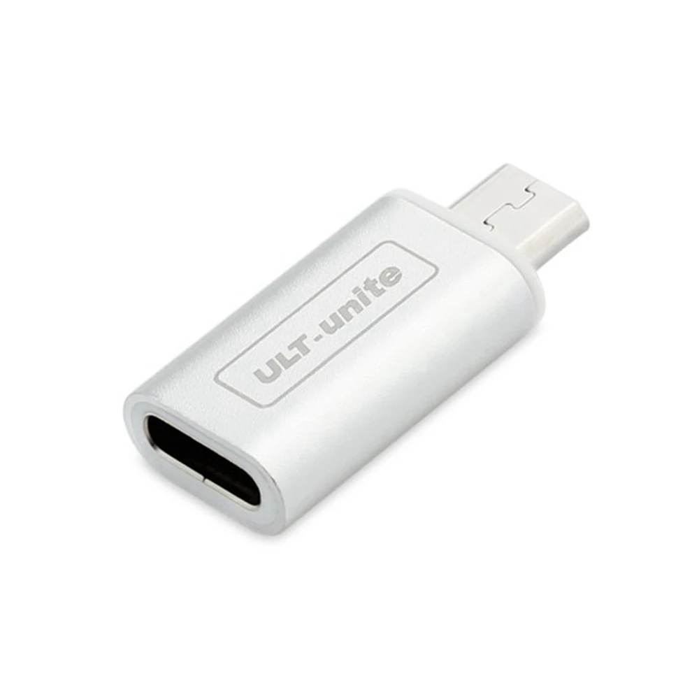 Переходник с USB 3 1 Type C на Micro 2 0 из металла розового золота высшего качества