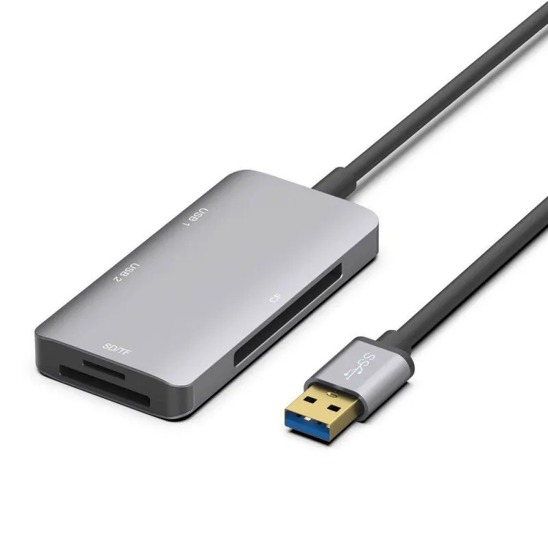 Высокоскоростной USB 3 0 концентратор кардридер порта адаптер сплиттер SD TF CF