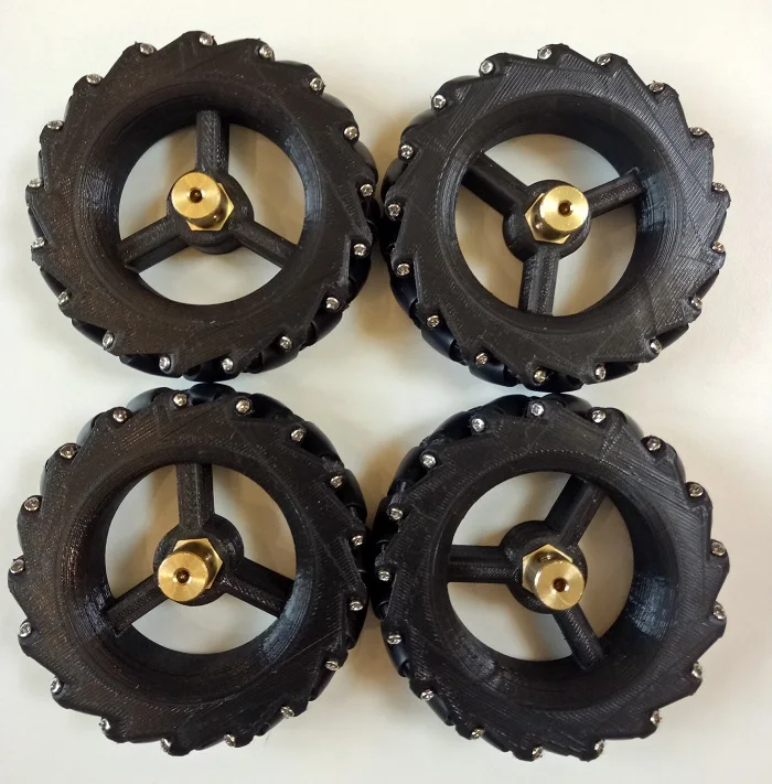 Нейлоновые всенаправленные шины для Arduino 4 шт. 70 мм универсальная шина смарт