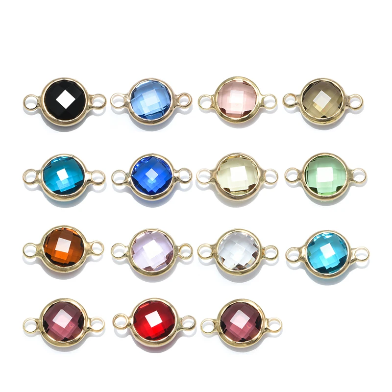 10 штук оптовая продажа коннекторы с кристаллами Аксессуары для ожерелья серьги