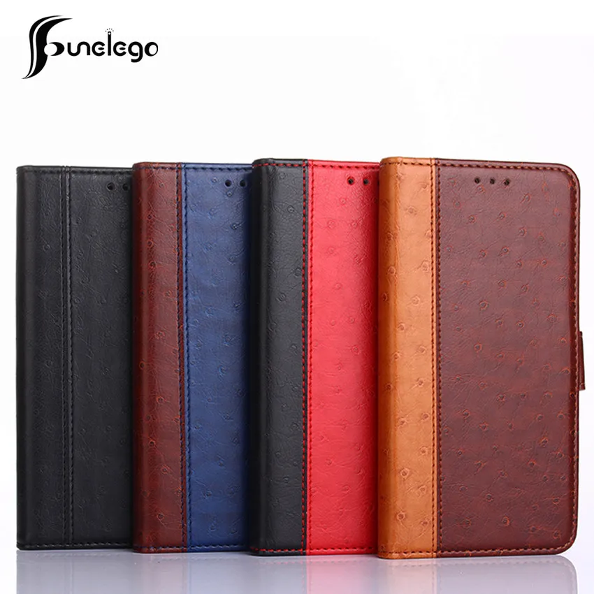 

Funelego Luxury Wallet Case For iPhone 6S 7 8 Plus PU Leather Retro Flip Cover Magnetic Fashion Cases Clip For iPhone X XR XSMax