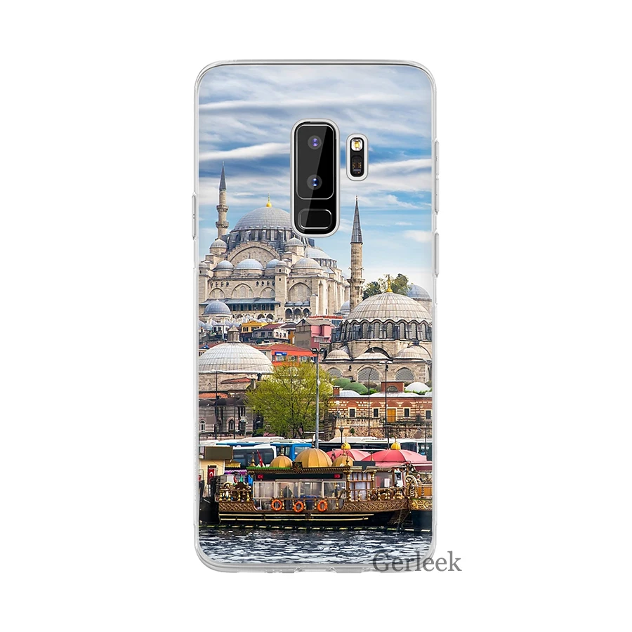 Турция Стамбул Sceneary строительный чехол для телефона Samsung Galaxy A5 A6 A8 J3 J5 J7 2015 2016 2017 2018