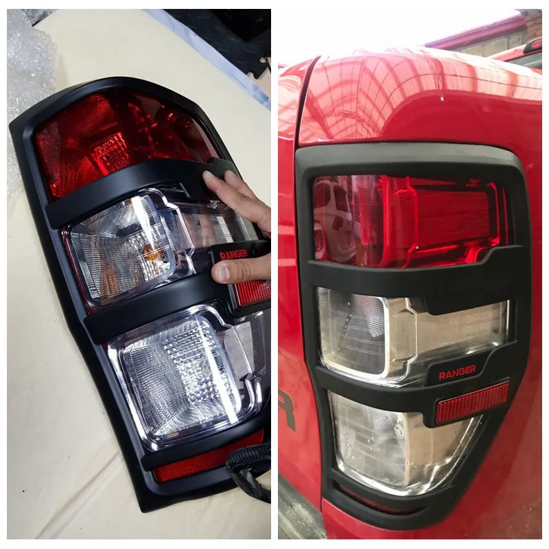 Аксессуары для Ford Ranger 2012 2019 T6 T7 T8 Wildtrak Raptor задсветильник фара черная матовая