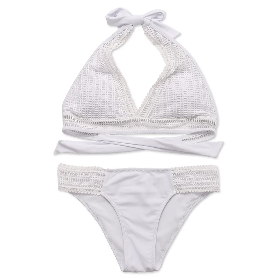FB556 white COSPOT бикини купальный костюм из двух частей, купальный костюм, костюм для Для женщин ванный комплект сексуальный купальник-бикини, пуш-ап, купальники женский купальник Maillot De Bain Femme - Цвет: FB556 white