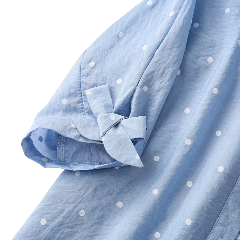 

Women Chiffon Blouse Top Polka Dot Print Shirt Blouse Short Sleeve V Neck Casual Shirts Summer Loose Tops Plus Size 4XL Blouses