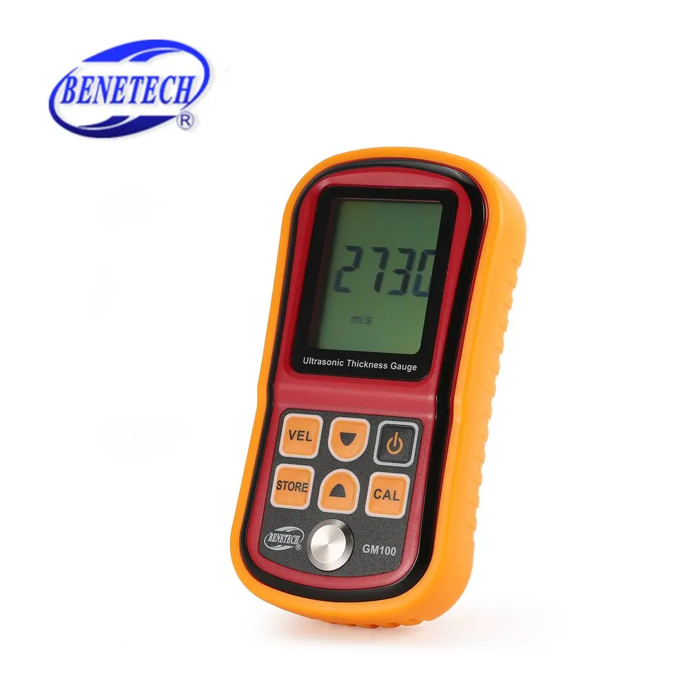 Цифровой измеритель толщины BENETECH GM100 ультразвуковой стали с голосовым звуком
