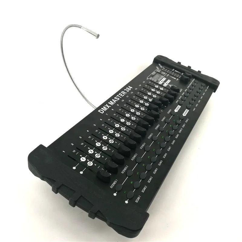 DMX 240 контроллер по DHL 384 канальный универсальный DMX 512 сценический светильник DMX консоль 90 V-240 V для Светодиодный прожектор