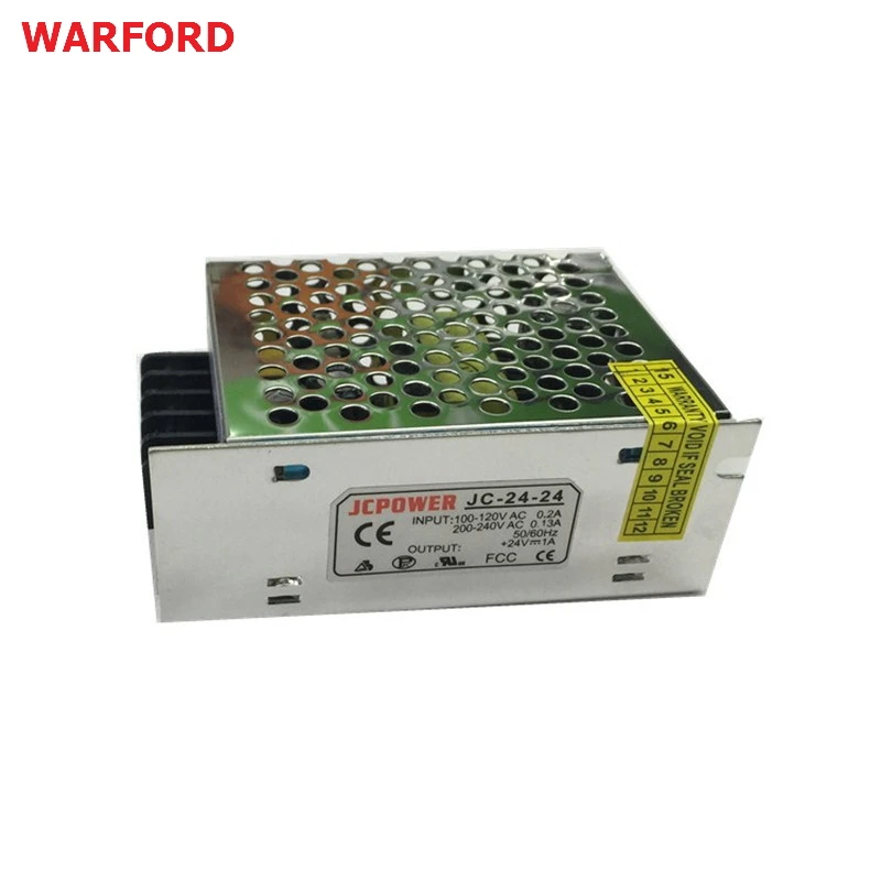 DC 24 V 1A w для v 3528 led переключатель полосной источника питания регулируемый AC100