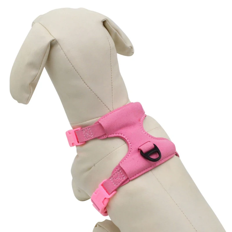 Мягкая шлейка для собак Жилет домашних животных бархатный поводок ошейник