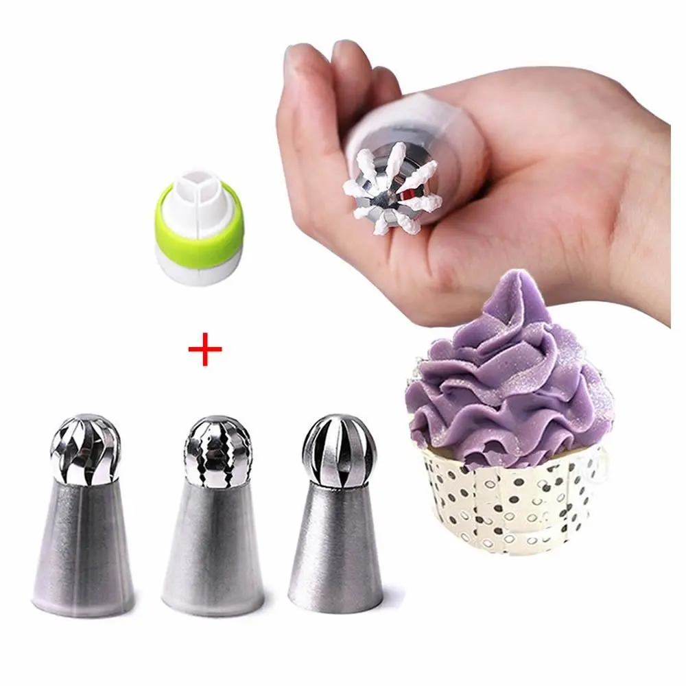 3 шт. насадки для украшения торта в форме шара|kitchen baking tools|kitchen bakingtips cupcakes |