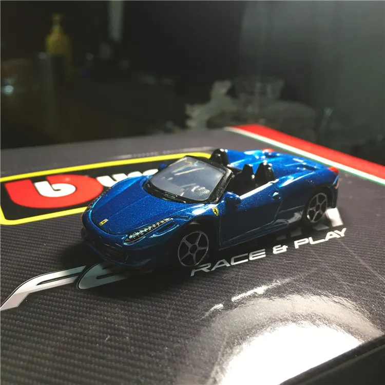 Burago 1: 64 1:43 литье под давлением автомобиля сплава мальчик ребенок автомобиль игрушки модель полный набор для ферраридала с оригинальной коробкой для детей подарок