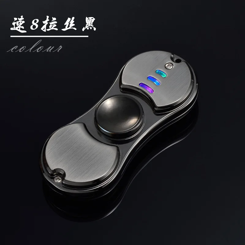 Новинка игрушечный светодиодный светильник-вспышка из сплава Tri-Spinner ручной