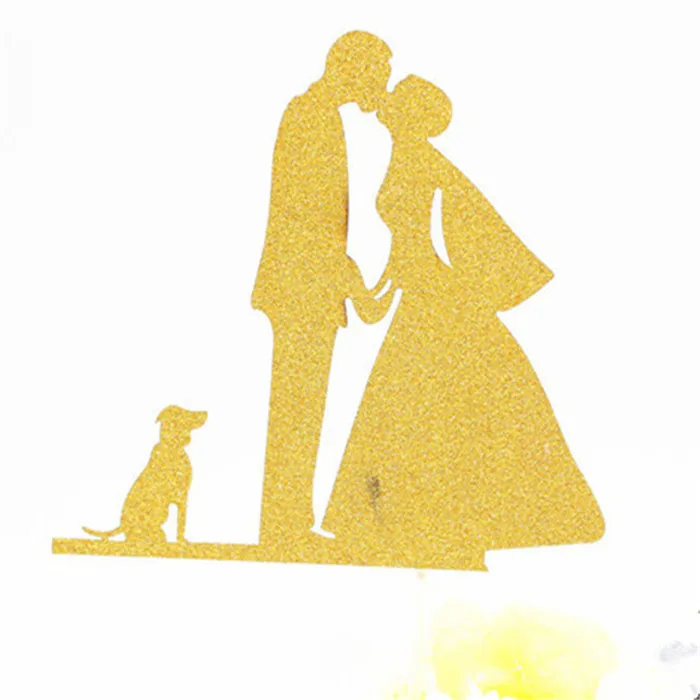 H104 Cake Topper Топпер для торта жениха и невесты свадебные украшения Mr Mrs Свадебные топперы для торта инструменты для украшения торта вечерние сувениры Топпер для свадебного торта - Цвет: H104 Cake Topper