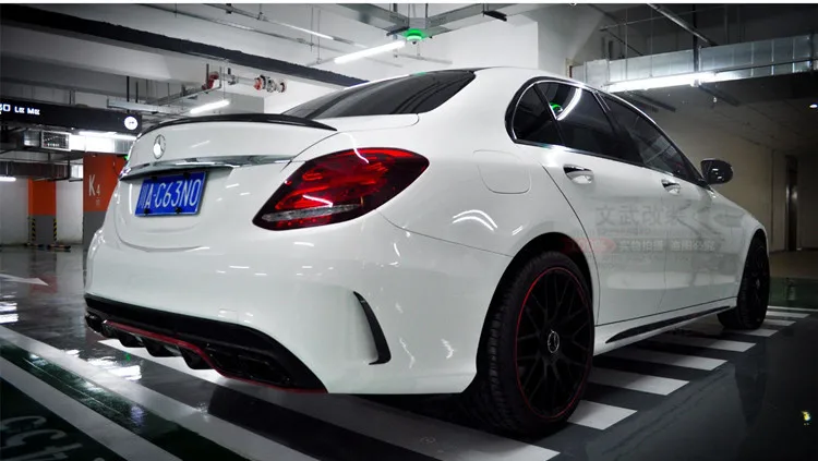 Подходит для Mercedes Benz C w205 C43 AMG coupe углеродное волокно воздушный нож