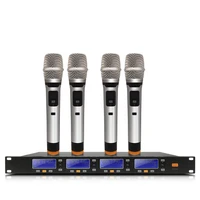 wireless microphone professional adjustable frequency uhf ktv microphone lavalier headset microphone system stage performance