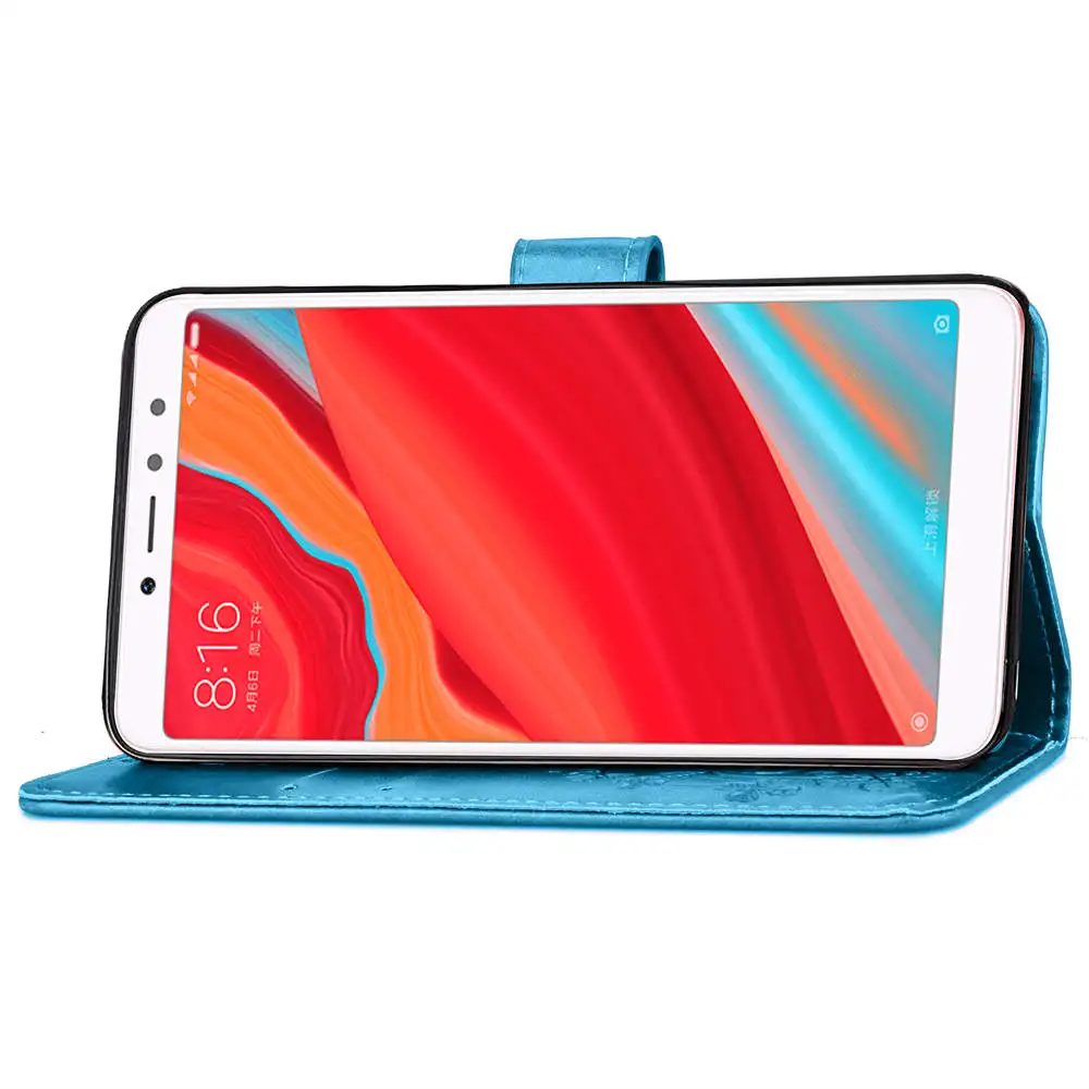 Чехлы для Xiaomi Redmi S2 чехол откидной Чехол из искусственной кожи S 2 чехол-бумажник с