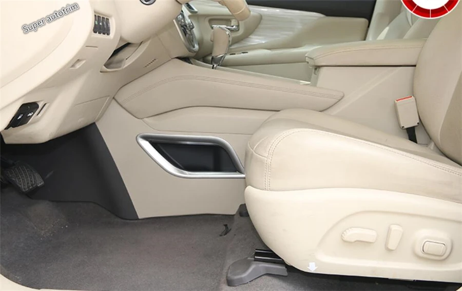 

Lapetus Side Transmission Shift Gear Container Storage Box Frame Cover Trim 2 Piece For Nissan Murano 2015 2016 2017 2018 ABS