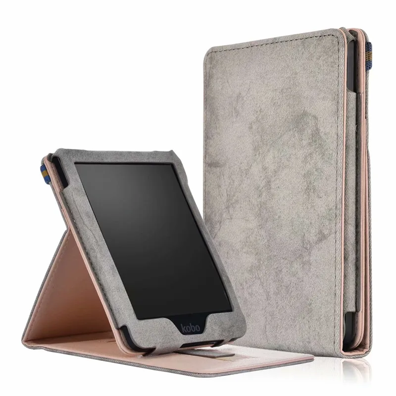 Смарт кожа для KOBO Clara Clear HD 6 дюймов (2018) ультра тонкий противоударный чехол Kobo с
