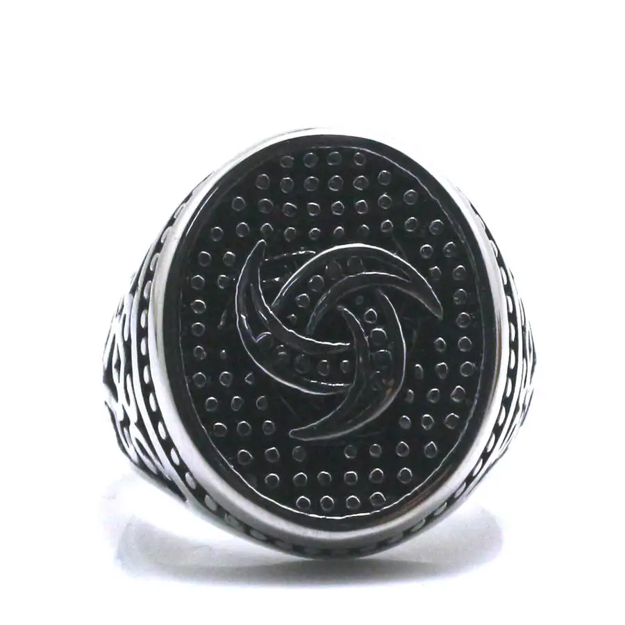 Кольцо ветряной мельницы из нержавеющей стали 316L в стиле панк Готика |