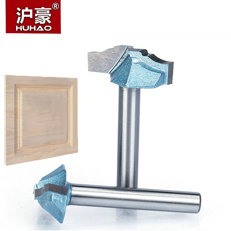HUHAO 1/4 &quotхвостовик полукруглый бит 2 фрезы для дерева без подшипник
