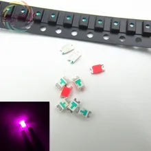 1000 шт./лот 0603 SMD/чип SMT Розовый Светодиодный Ультраяркий свет