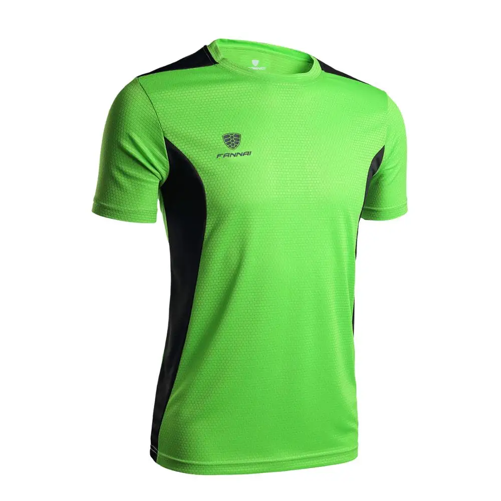 FANNAI Soccer Jerseys Men Customized Slim Fit Short-sleeve Sport shirt Football Shirts Training Summer Running Jersey | Спорт и