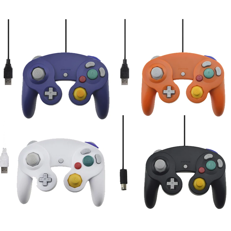 USB проводной контроллер для Gamecube консоли ручной джойстик NGC с usb портом ПК