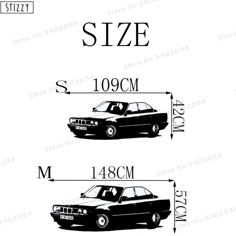 Настенная Наклейка stizzy старый автомобиль узор виниловая настенная наклейка