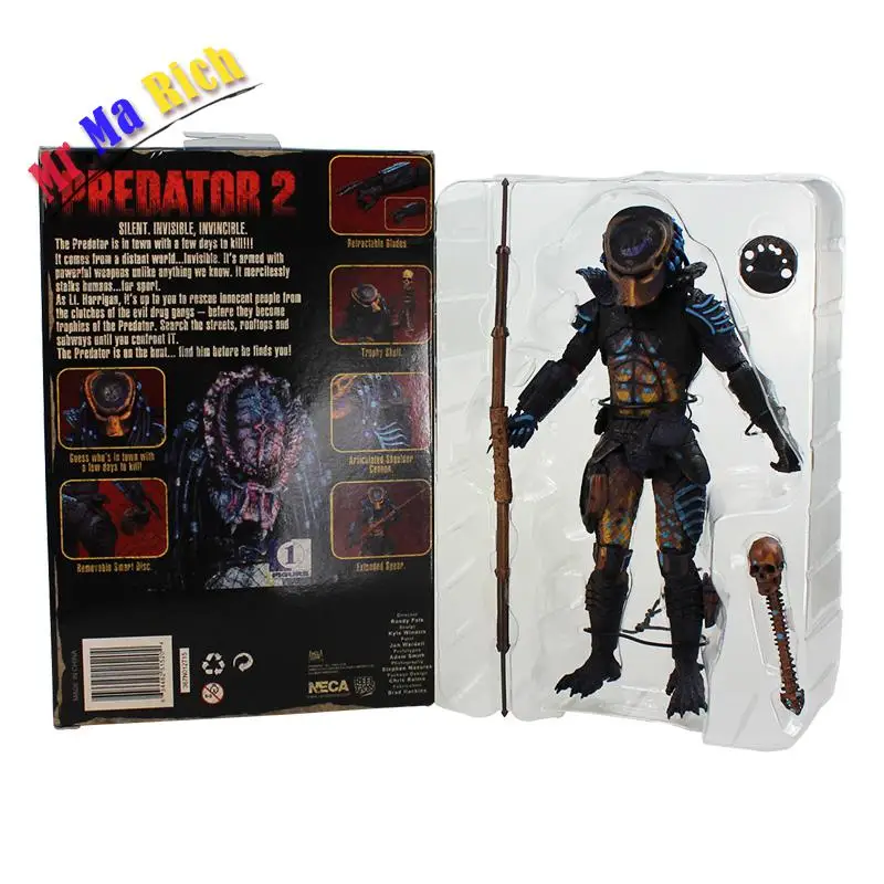 Neca Predator 2 ПВХ фигурки игрушки Коллекционная модель куклы Классическая Игрушка