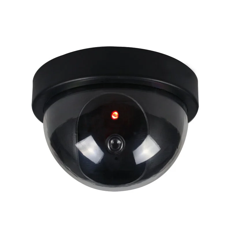 

Dummy Camera Flicker Blinking LED Indoor CCTV Dome Fake Surveillance Security Camera Home Security Battery Powered