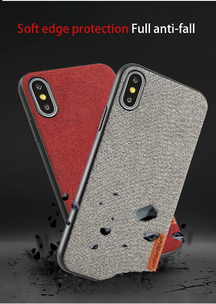 Винтажный тканевый чехол для телефона для iPhone 11 11 Pro 11 max XS XR XSmax 5 5S SE 6 6S 7 8 plus анти-осенний ультратонкий защитный чехол