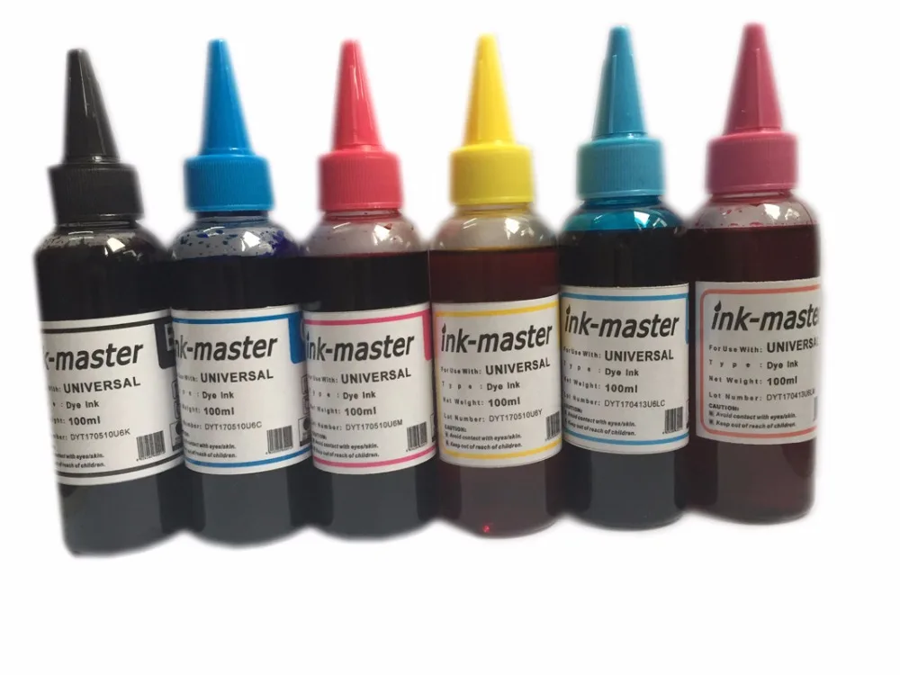 

einkshop 600ML Refill Ink for HP 363 177 02 801 Refill Cartridge and CISS Ink for HP 3110 3210 3310 8230 C5180 C6180 C6280