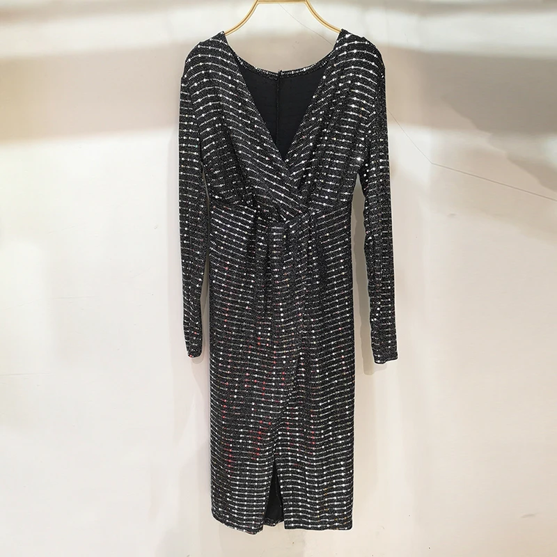 Высокая уличная Новая мода подиум 2019 дизайнерские вечерние платья женские