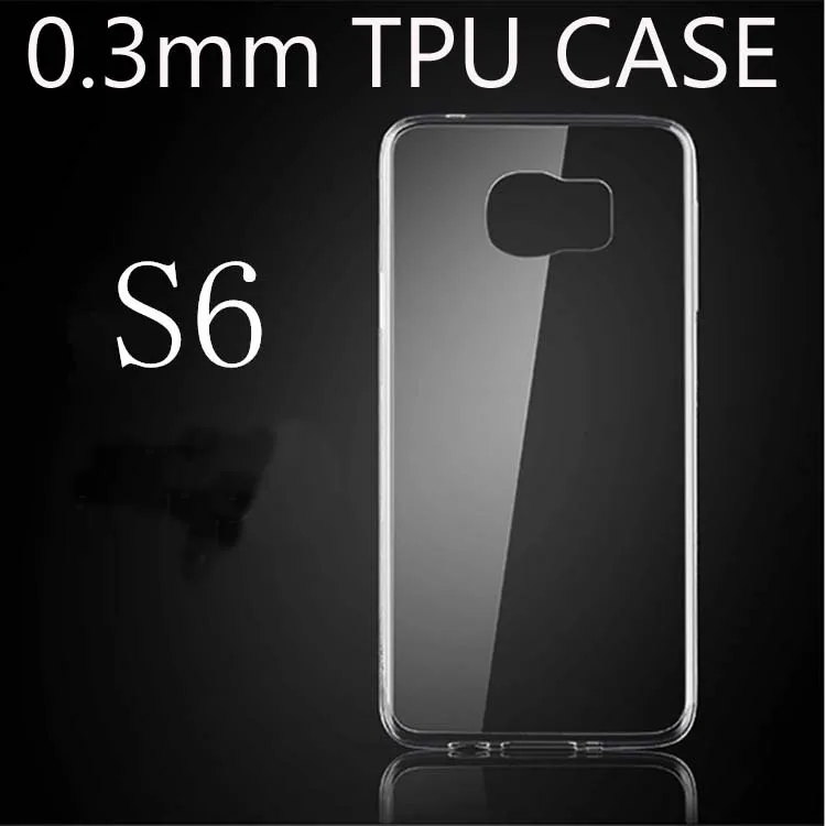 

20pcs/lot.New Arrival Ultrathin Soft Transparent Crystal Clear thin TPU Case For Samsung Galaxy S6 G9200 Cell Phone Case