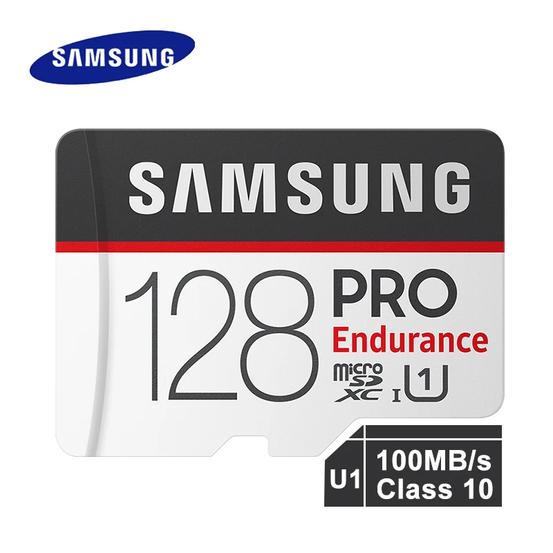 100% оригинальный SAMSUNG карты памяти MicroSD PRO выносливость 32G 100 МБ/с. 128 Карта SDXC SDHC C10 TF