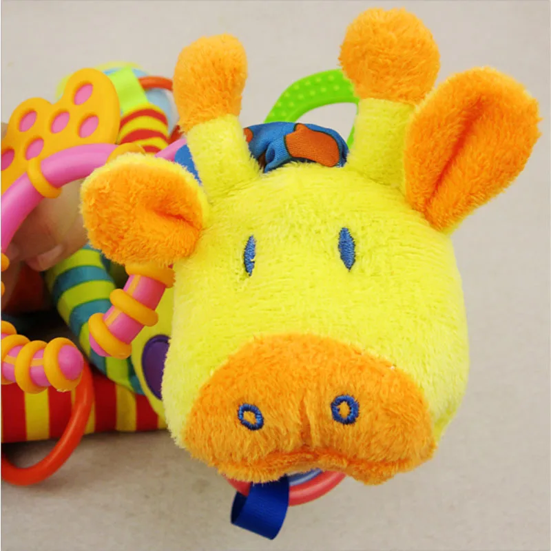 45CM One Piece High Quality Cute Giraffe Baby Stroller Toy Hanging Bed Hung With Rattles Stuffed Toys | Игрушки и хобби