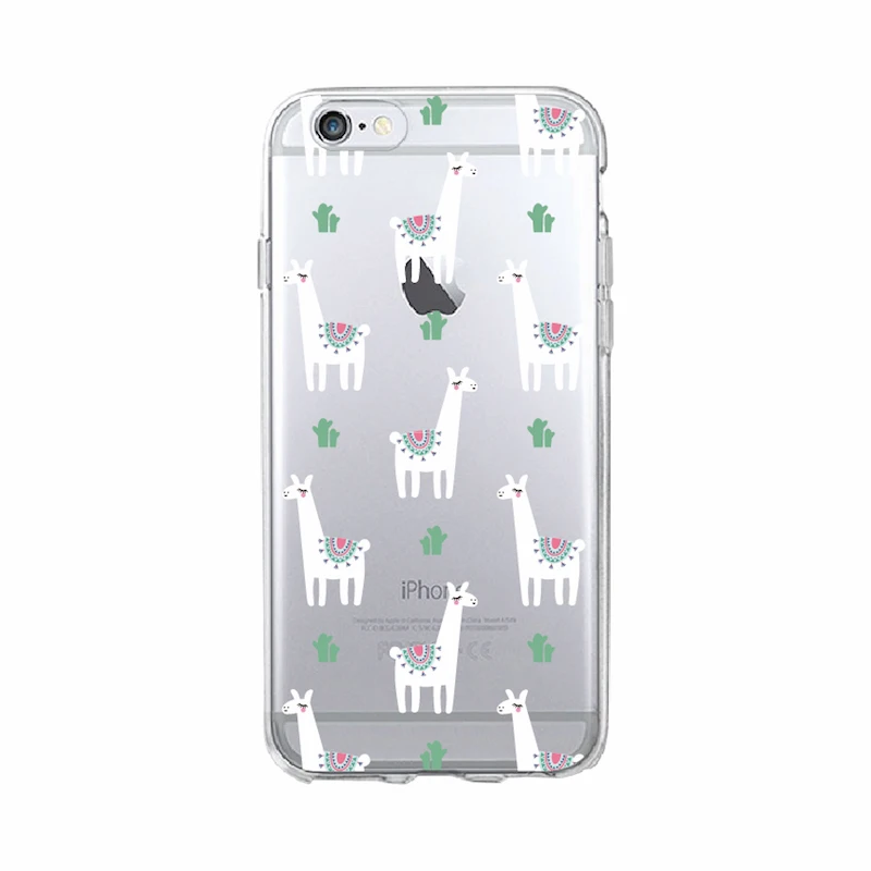 Мягкий чехол для телефона с мультяшным принтом iPhone 11 Pro Max 7 7Plus 12 6Plus 8 8Plus X XS Kawaii