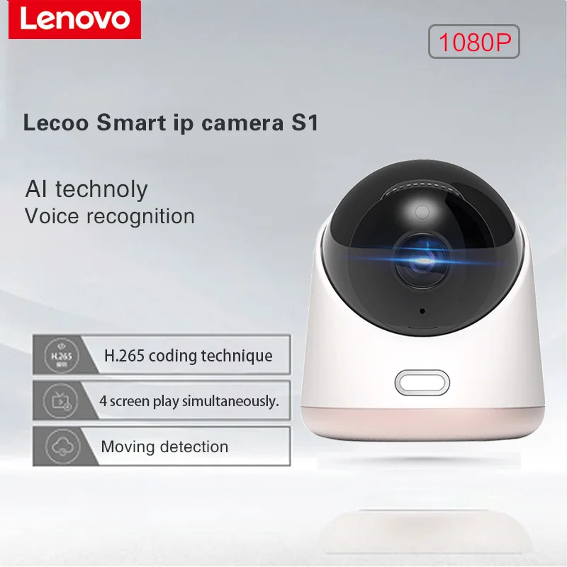 Lenovo Lecoo СМАРТС IP Камера S1 видеонаблюдения Беспроводной ultra-clear 1080 P видео Камеры